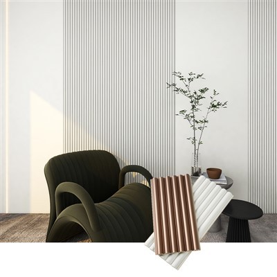 Wood Surface PVC skreytingarplata 158*15mm