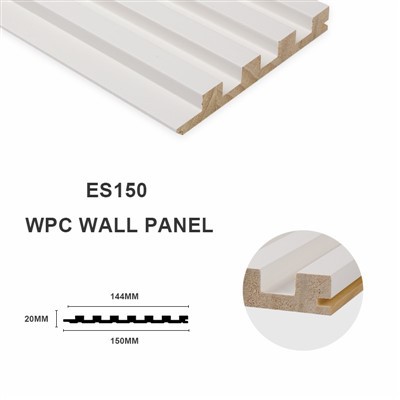 WPC Solid Wood Grill Wall Panel